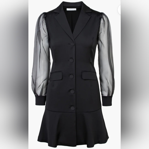 CANDICE ORGANZA SLEEVE DRESS - Picture 6 of 6